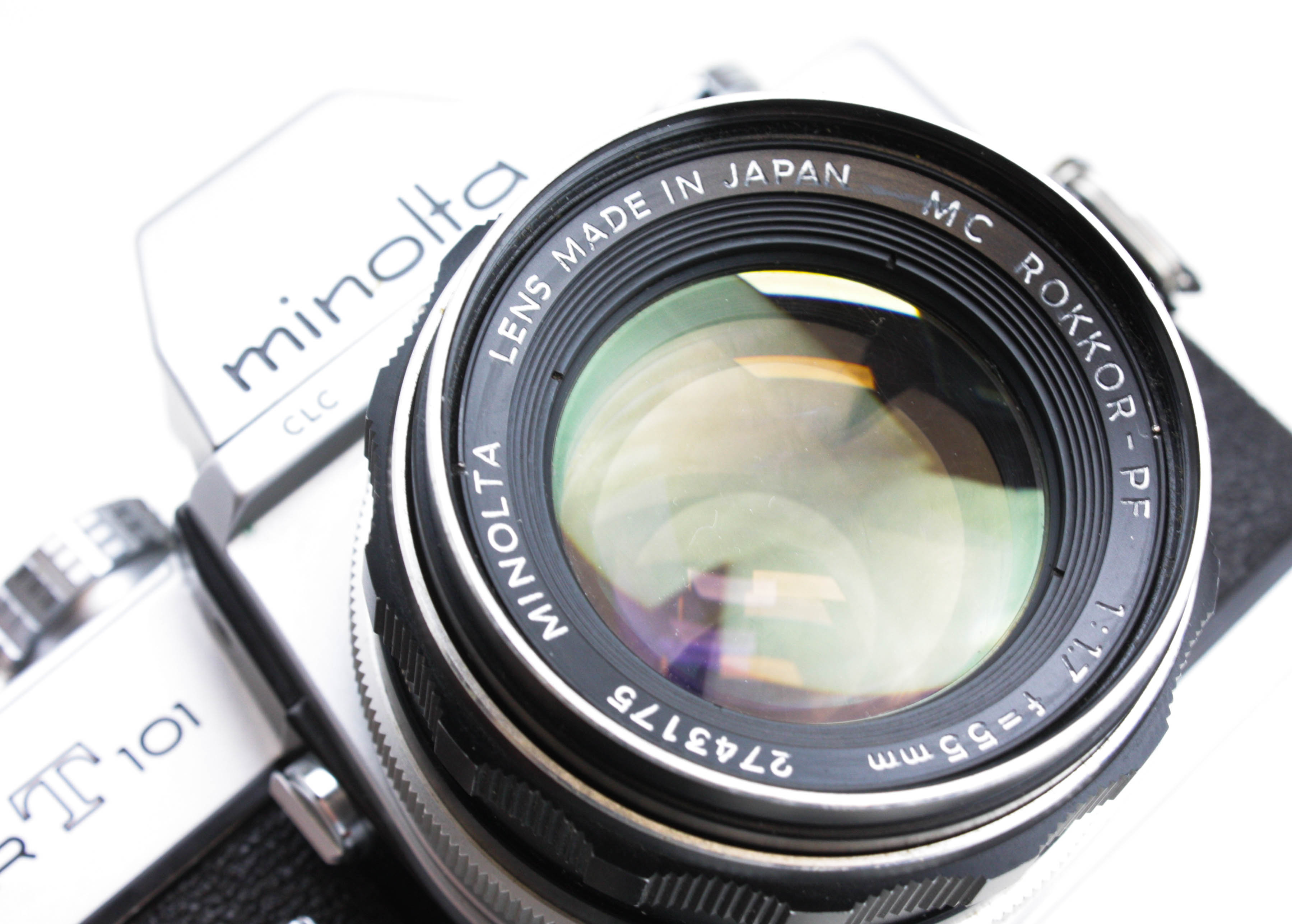 Minolta SRT101 35mm Film SLR Camera W/ 55mm F/1.7 MC ROKKOR Lens - Image 5