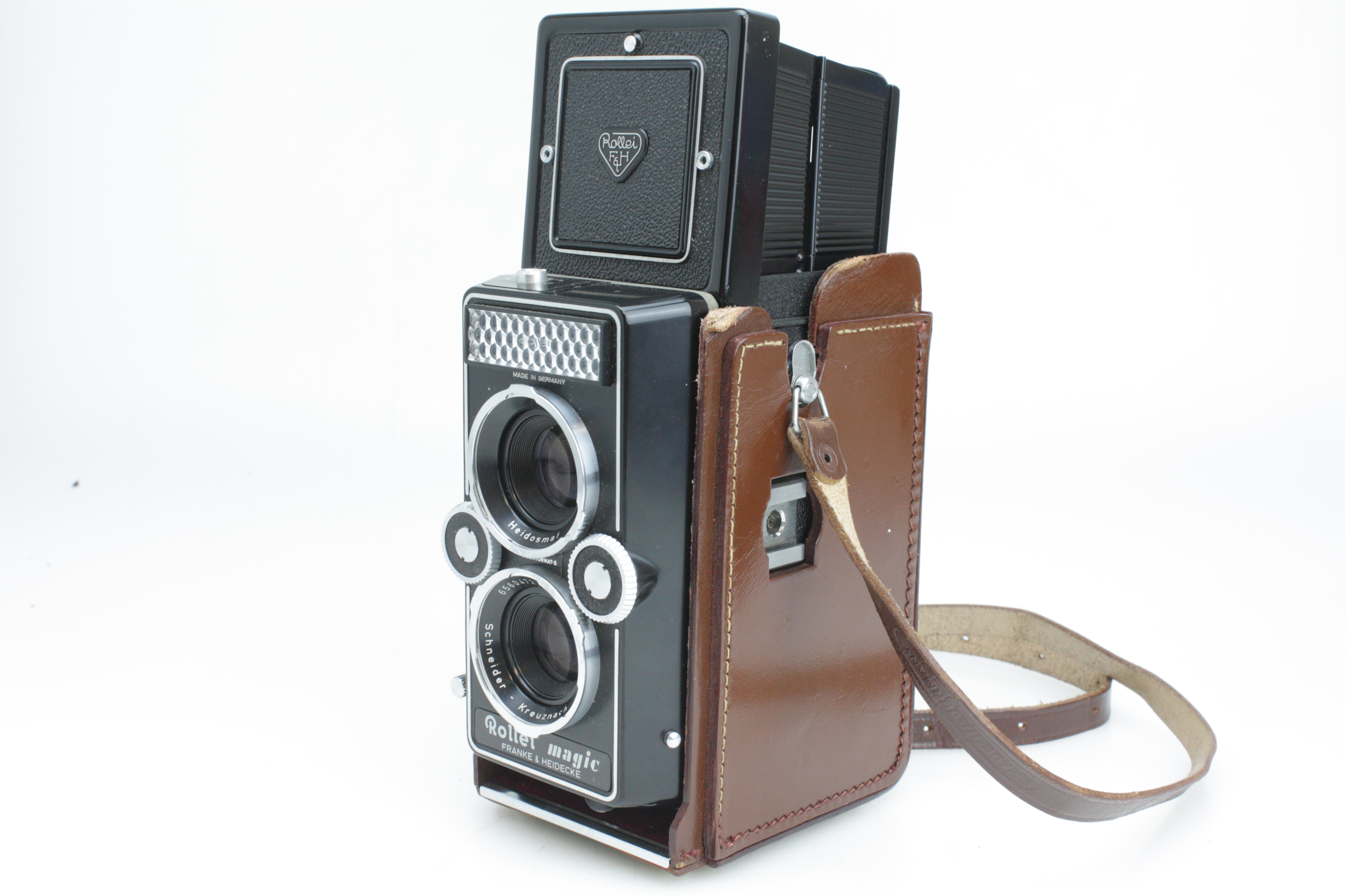 Rollei Magic TLR Film Camera, Xenar 75mm f/3.5 & leather Ever Ready Case - Image 2