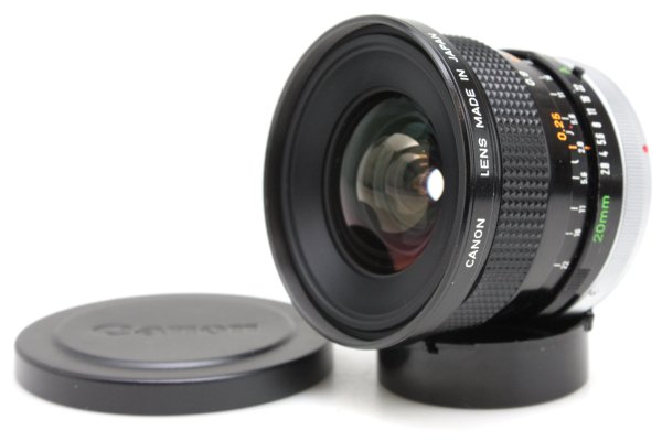 Canon FD 20mm f/2.8 S.S.C Wide Prime Lens, with Caps - Canon FD Mount