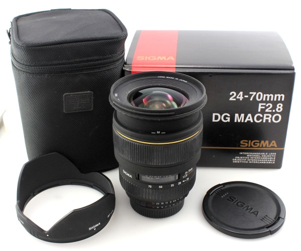 Boxed Sigma 24-70mm f2.8 D EX DG Zoom Lens - Nikon early NAF Mount