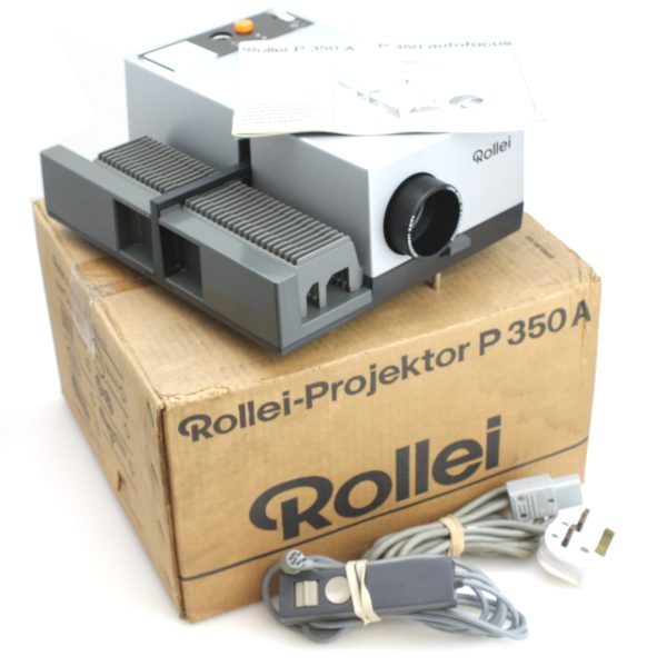 Rollei P35 35mm Slide Projector, 85mm f/2.8 Lens & Instructions - Boxed