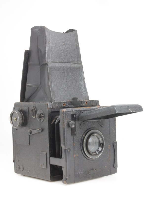 Large Houghton Butcher Ensign Film Reflex Camera & Aldis 6" Lens