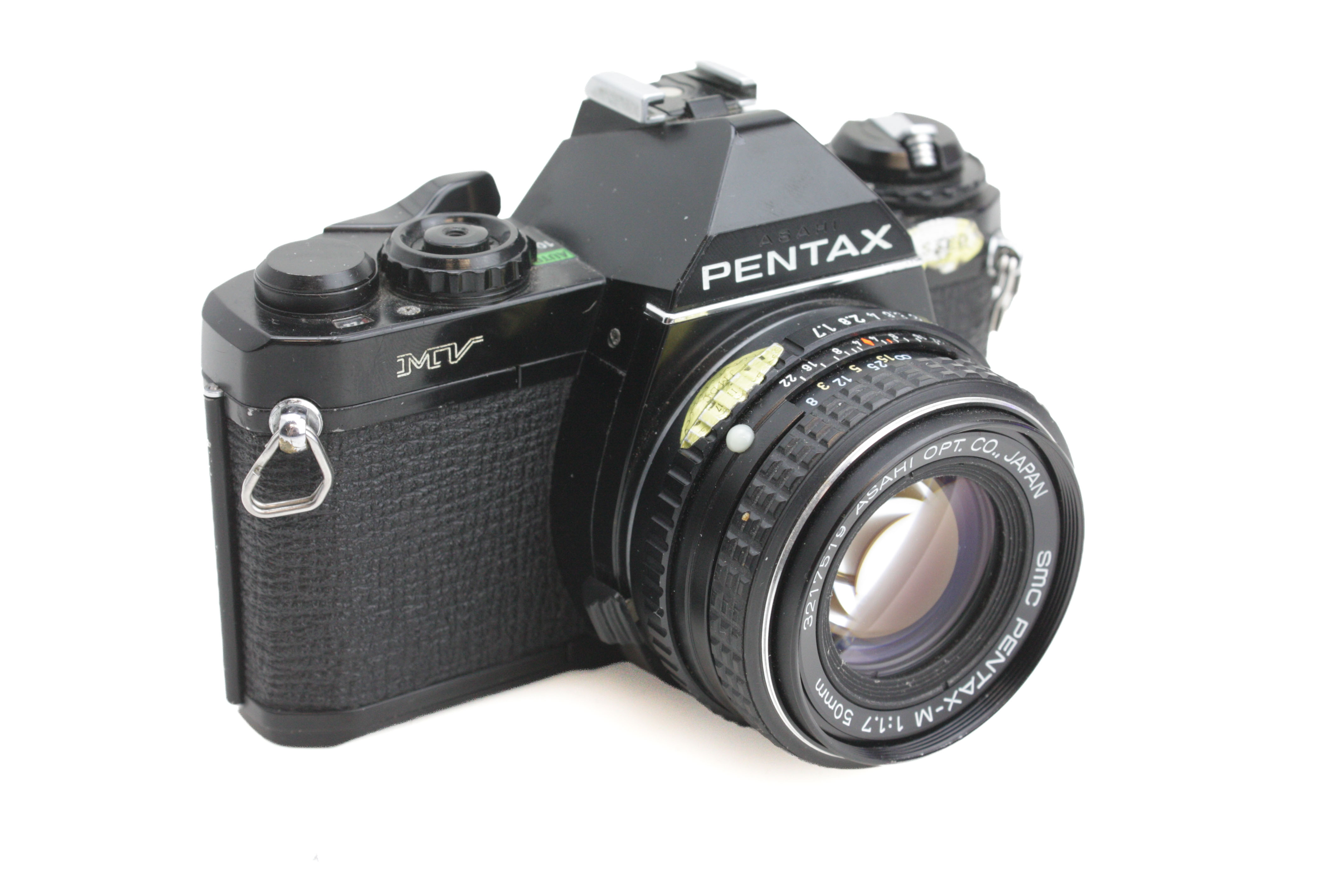 Pentax MV 35mm SLR Film Camera, with SMC 50mm f1.7 Prime Lens