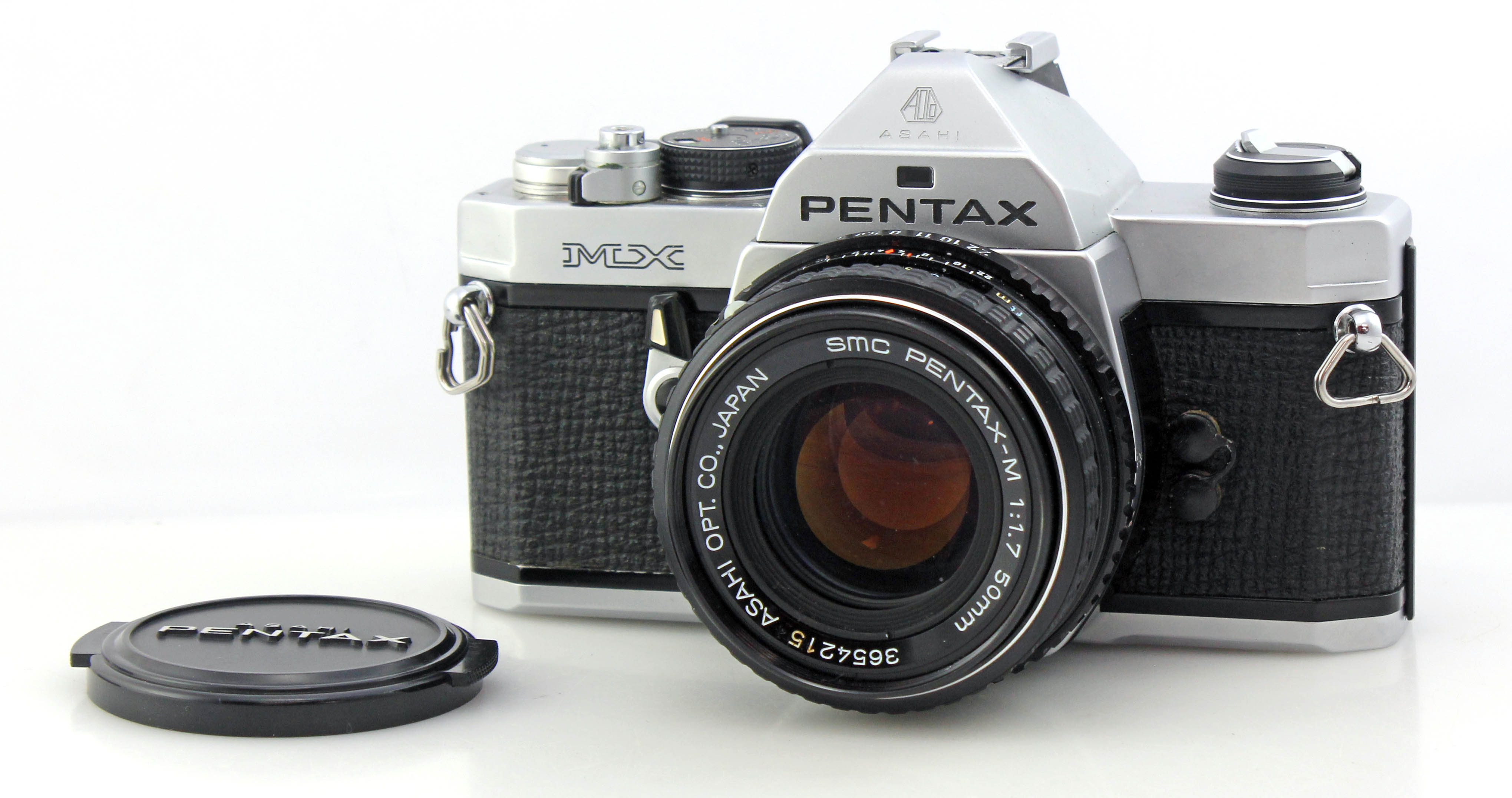 Pentax MX Chrome SLR 35mm Film Camera + SMC Pentax-M 50mm f1.7 Lens - Image 9