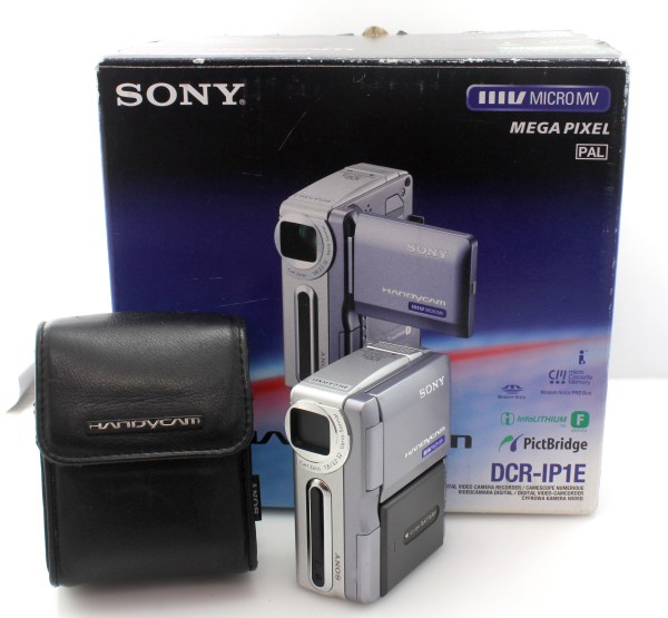 Boxed Sony DCR-IP1E microMV Tape Camcorder Digital Video Movie Handycam