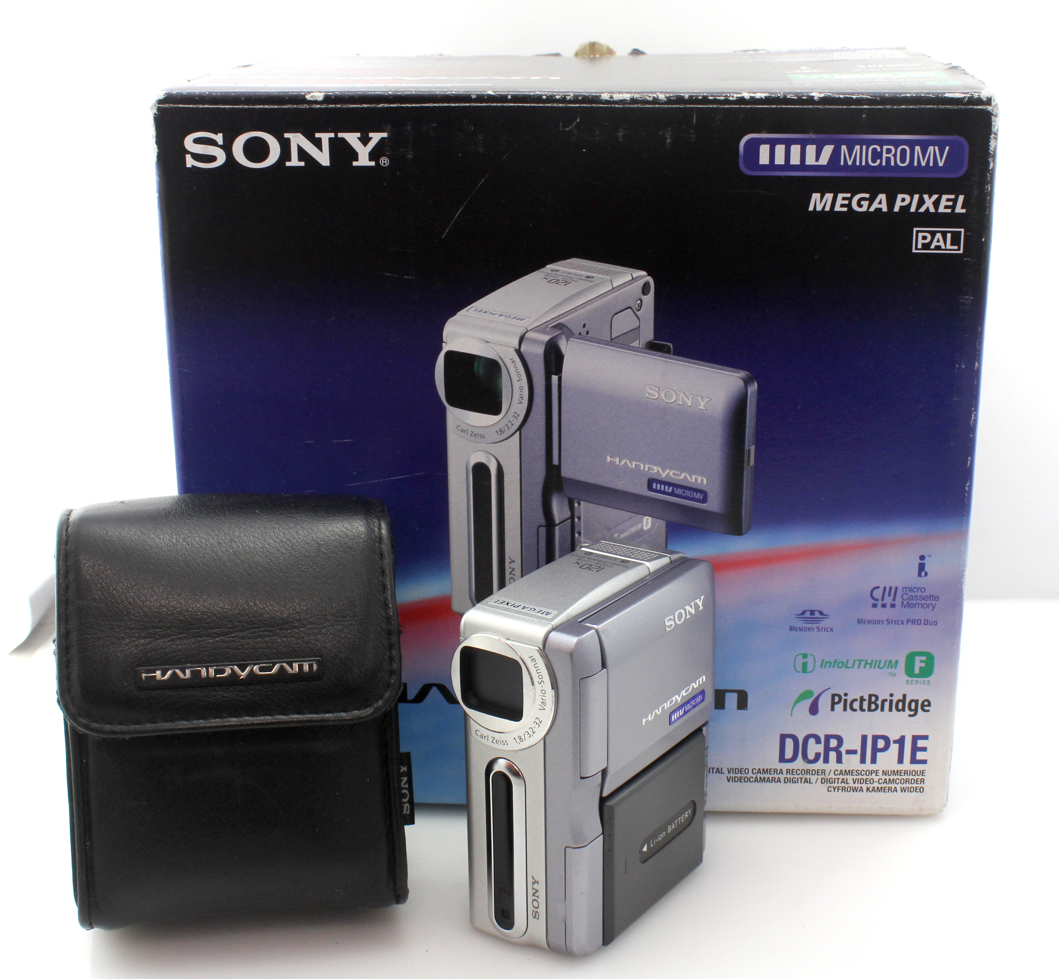 Boxed Sony DCR-IP1E microMV Tape Camcorder Digital Video Movie Handycam