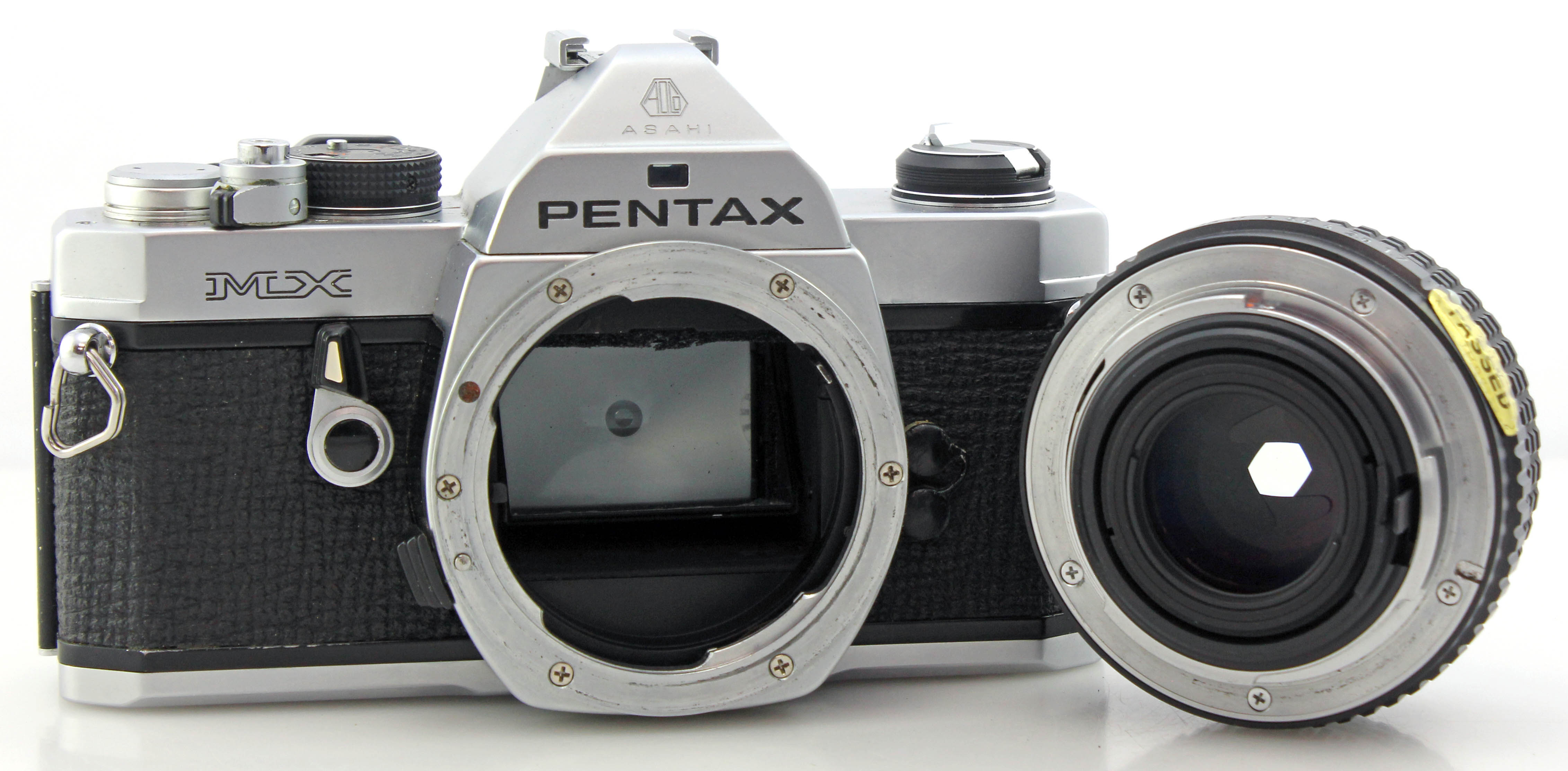 Pentax MX Chrome SLR 35mm Film Camera + SMC Pentax-M 50mm f1.7 Lens - Image 2