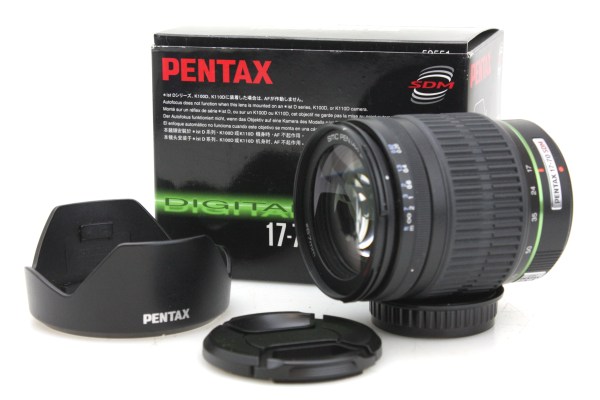 Pentax 17-70mm f/4 DA AL [IF] SDM, with Caps & Hood - Pentax K (KAF) Mount - Boxed