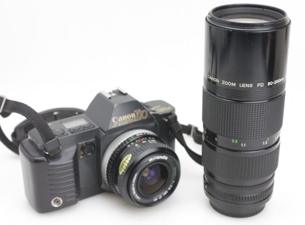 Canon T70 35mm SLR Camera 28mm & 80-200mm Canon