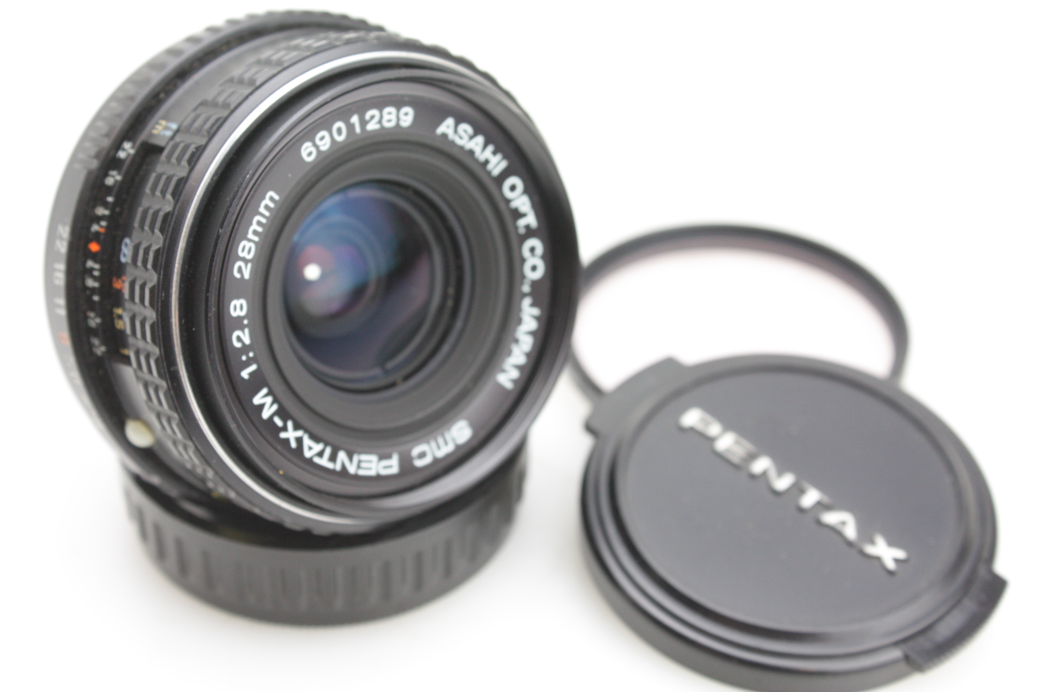 Excellent Asahi SMC Pentax-M 28mm f/2.8 Lens for PK/K Mount