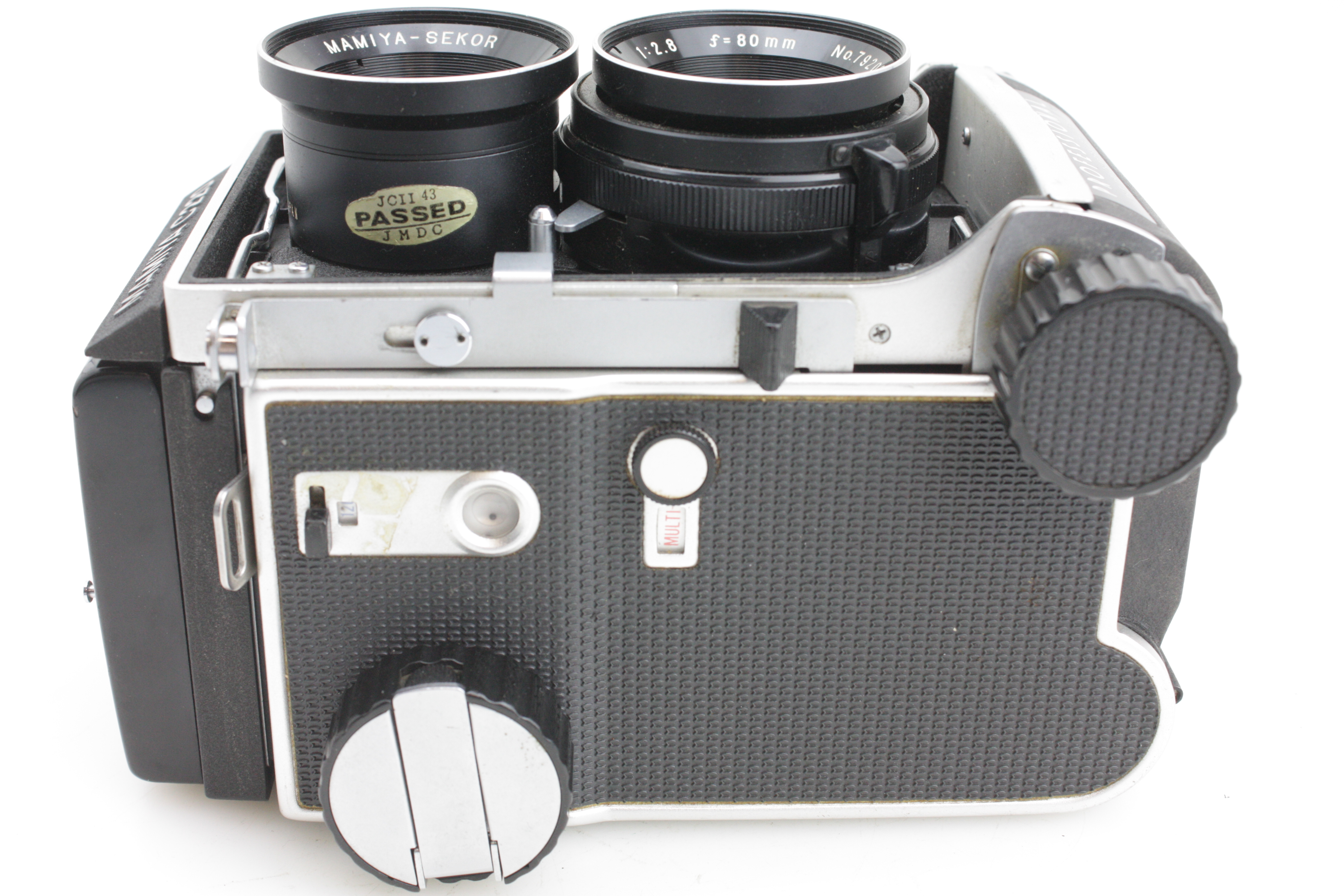 Mamiya C220 TLR Medium Format Camera 80mm f/2.8 Lens (Blue Dot) & Instructions - Image 8