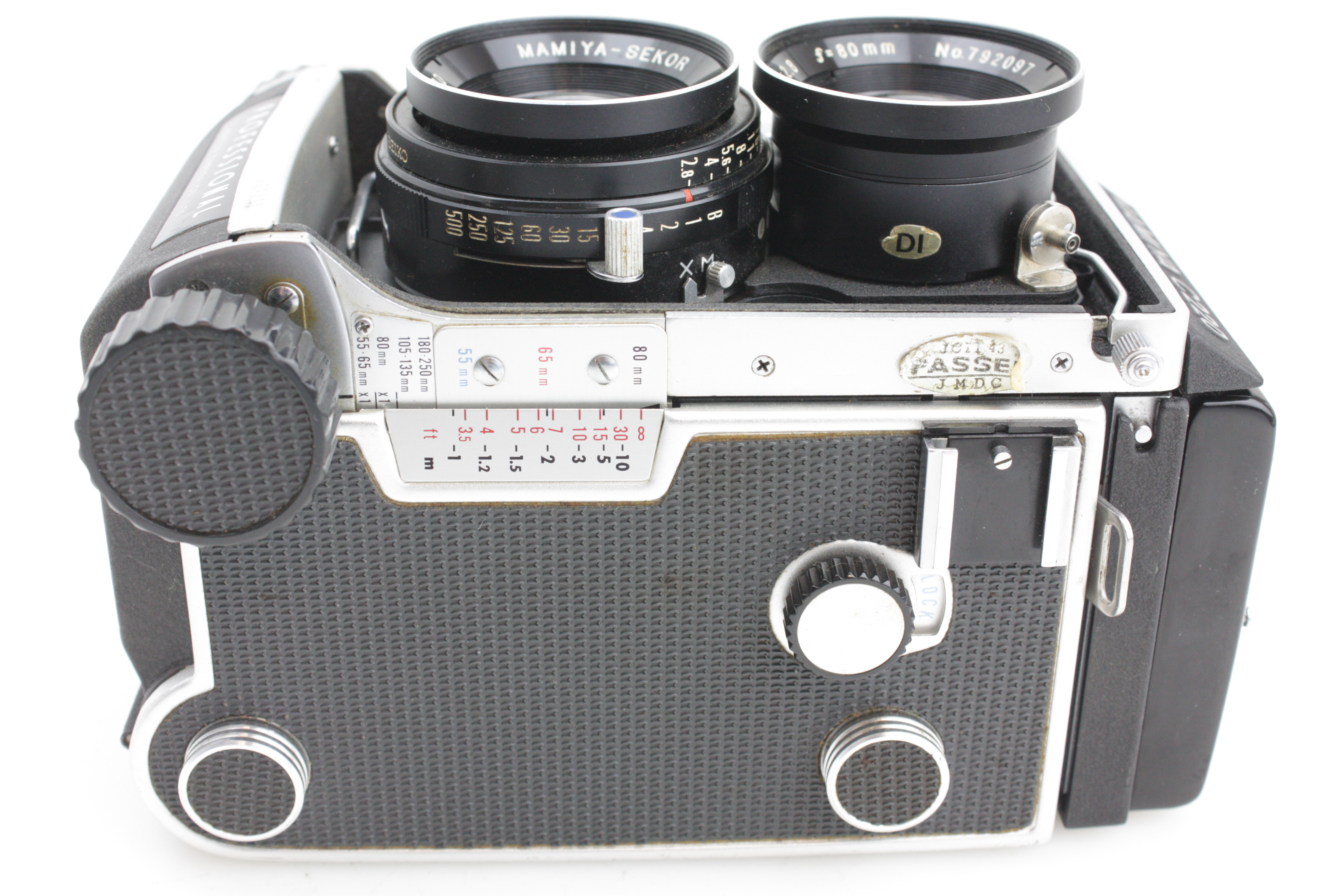 Mamiya C220 TLR Medium Format Camera 80mm f/2.8 Lens (Blue Dot) & Instructions - Image 9