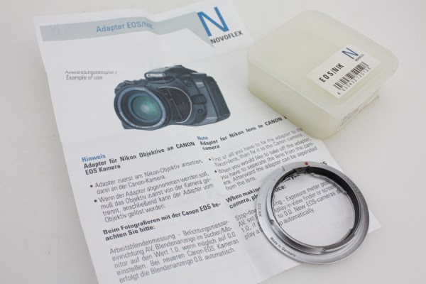 Novoflex ADAPTER for Canon EOS EF camera to Nikon lens