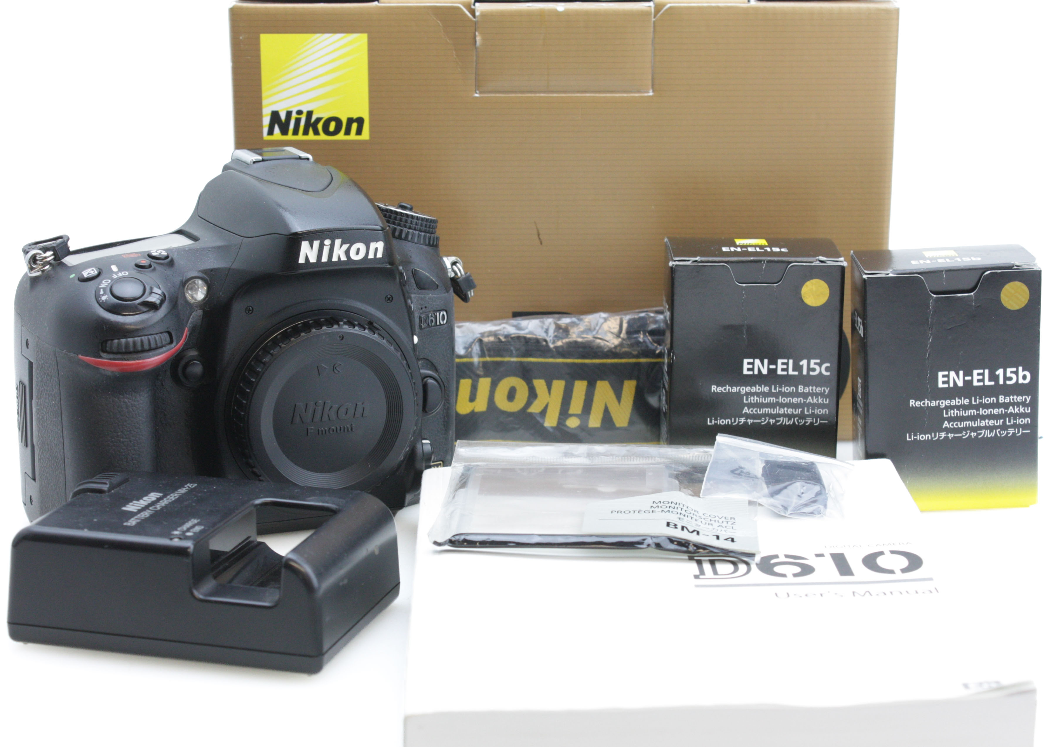 Nikon D610 24.3MP Full Frame FX Digital Camera Body Only - Nikon F Mount - Boxed
