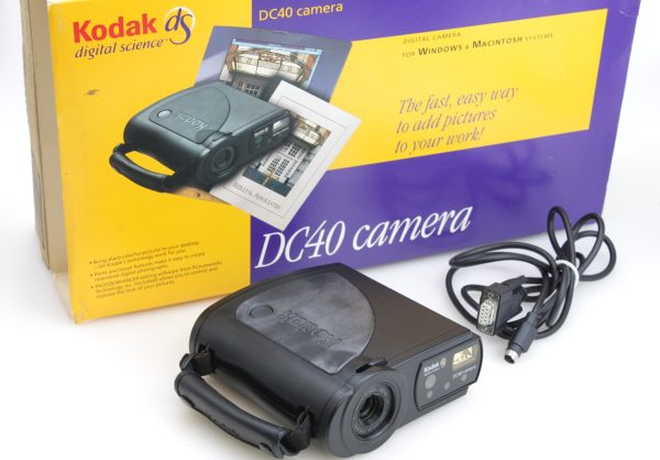 Kodak DC40 Digital Camera 0.4 Megapixel Sensor VGA CCD - Early Digital Camera