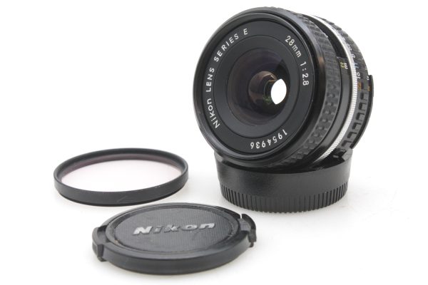 Nikon 28mmmm f/2.8 Series E Wide Prime Lens, with Caps - Nikon F (Ai-S) Mount