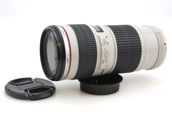 Canon EF 70-200mm f/4 L USM Zoom Lens, with Caps - Canon EF Mount