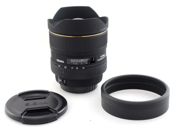 Sigma EX 12-24mm f4.5-5.6 DG HSM Wide Angle FX Zoom Lens - Canon EF EOS Mount