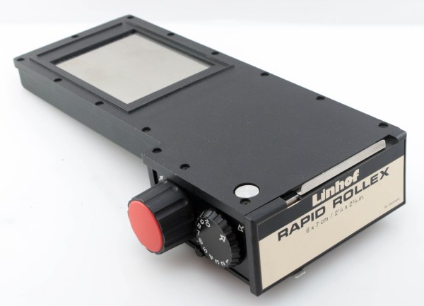 Linhof Rapid Rollex 6x7 Roll Film Back - 10 Exp / 120 for Linhof 6x9cm ground glass back