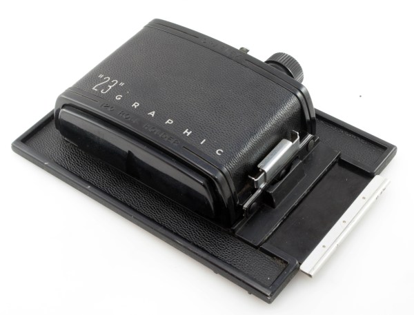 Graflex "23" Graphic 6x9 Roll Film Holder - 8 Exp / 120 - for 6x9 on 4x5 large format cameras