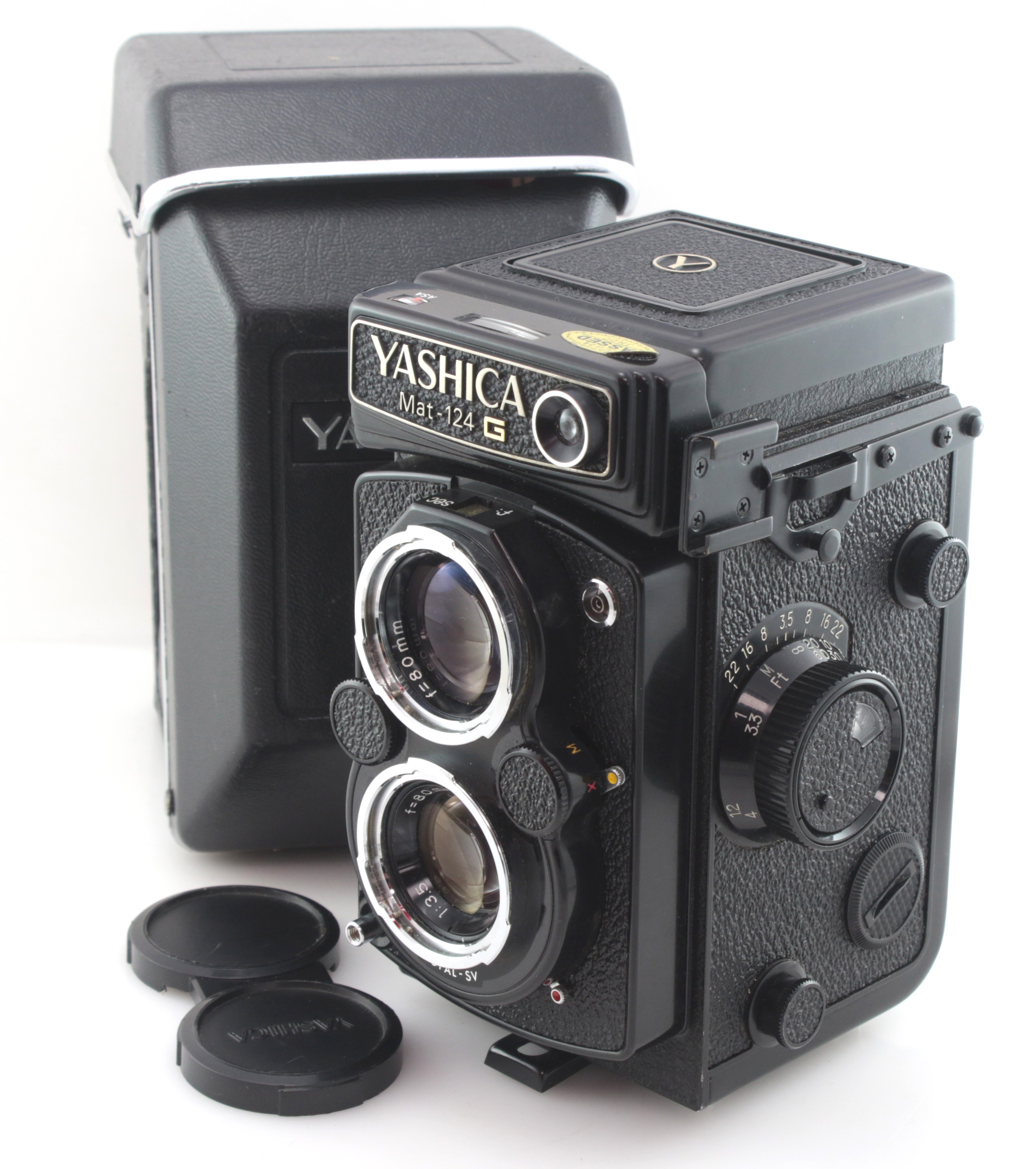 Yashica Mat-124G Medium Format Camera - 80mm f3.5 lens, Case - Great condition
