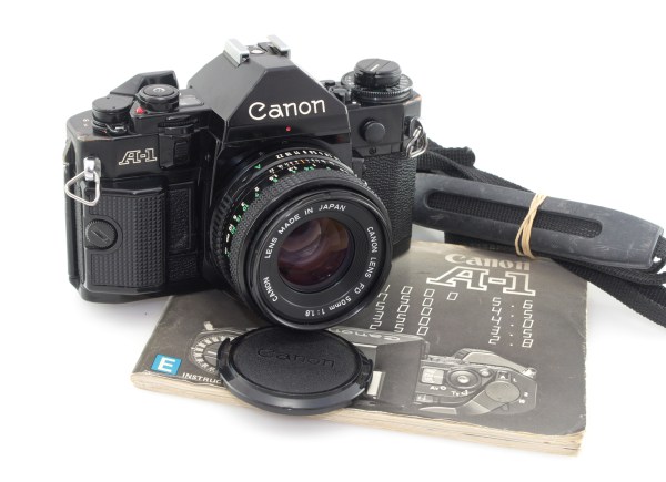 Canon A1, 35mm SLR Camera with FD 50mm f/1.8 Lens - working and clean condition