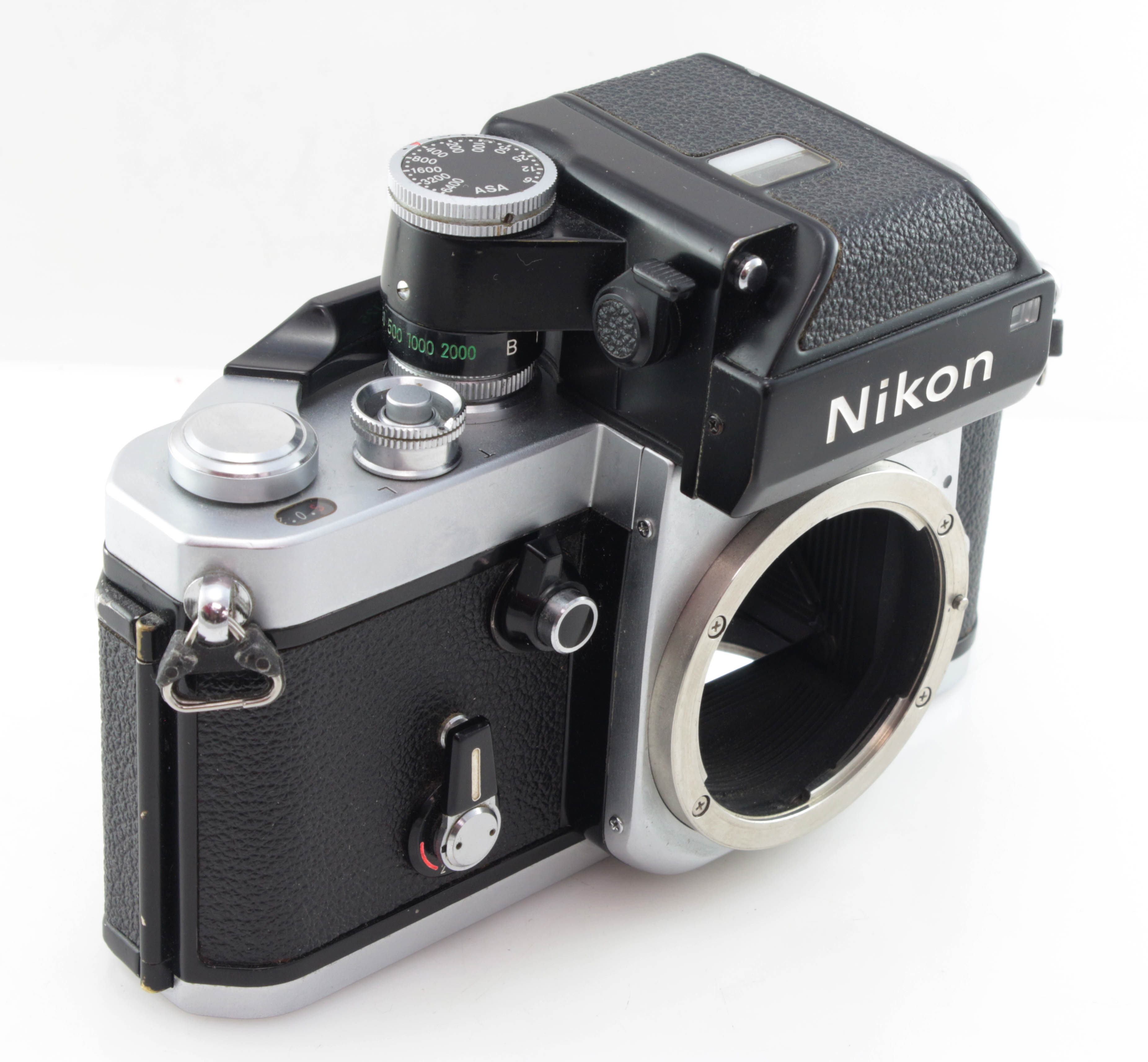 Nikon F2 w/ DP-1 Finder - Professional 35mm SLR Camera Body - working but meter won't turn off - Image 2