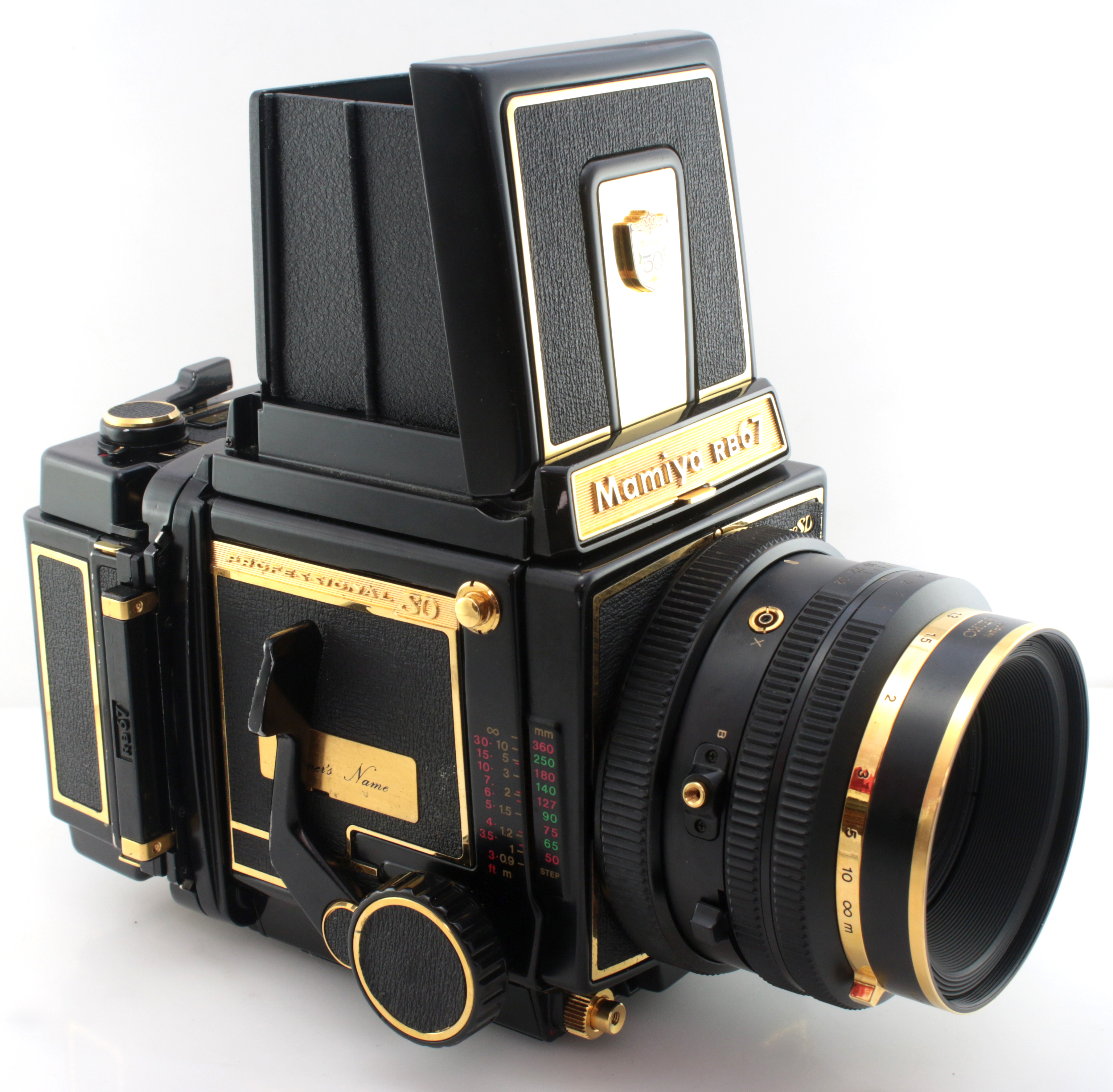 Mamiya RB67 Pro SD Medium Format Film Camera - Gold 50th Anniversary Edition - Image 3