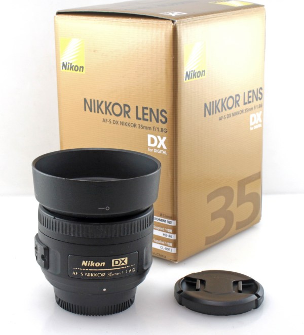 Boxed Nikon DX AF-S 35mm f1.8 G Wide Angle Prime Lens