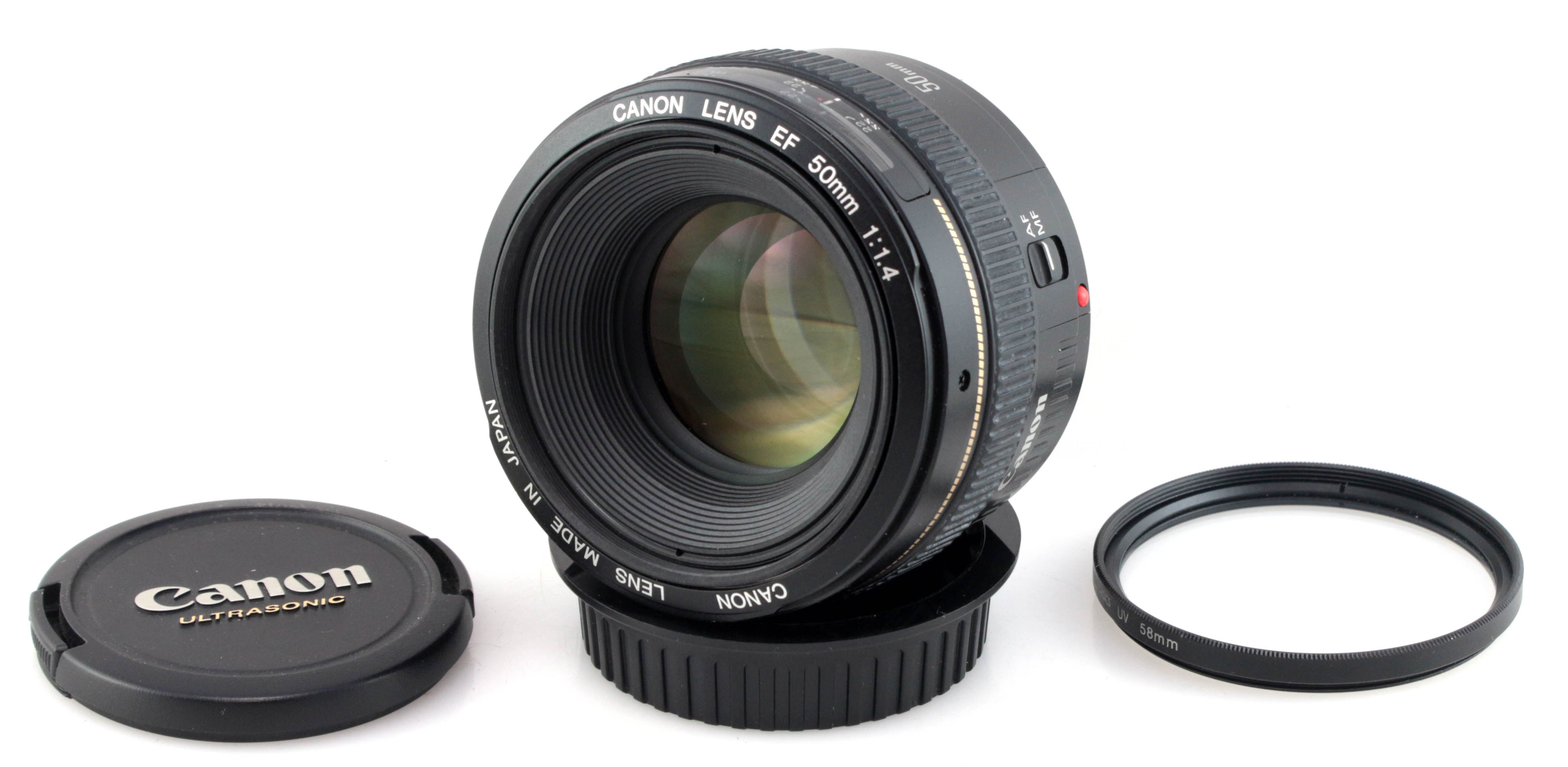 Canon EF 50mm f1.4 USM Lens Fast Full Frame Prime Lens EOS EF mount