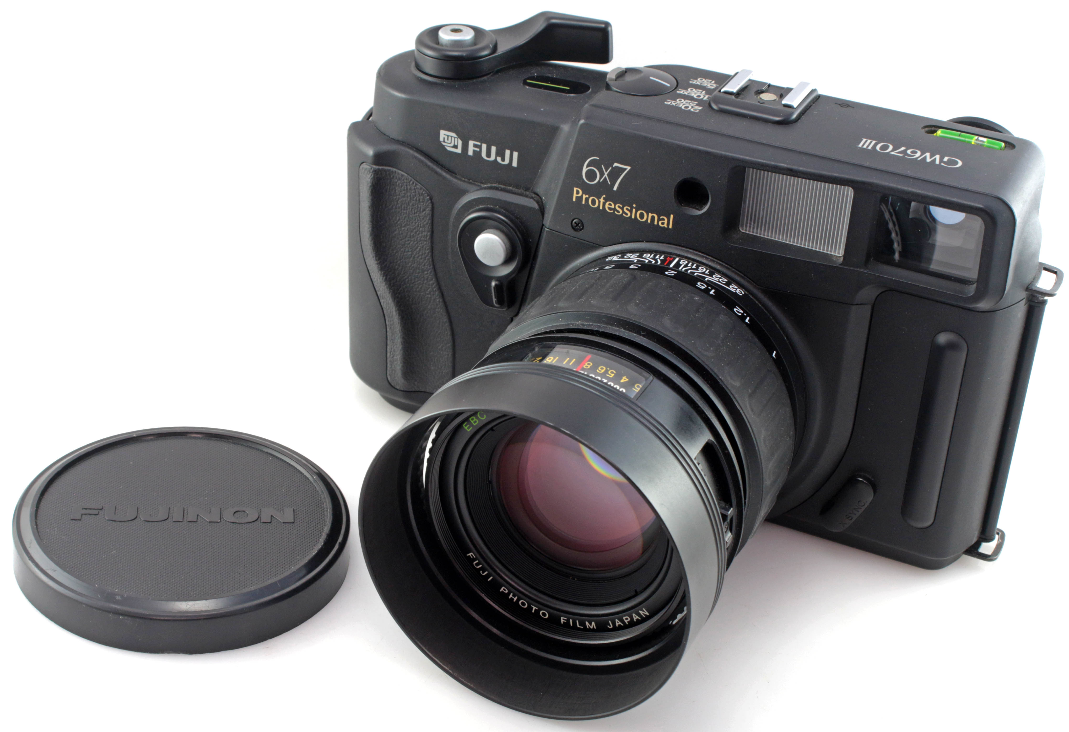Fujifilm GW670 III 120 6x7 Rangefinder w/ Fujinon EBC 90mm f3.5 w/ case & manual - Image 2