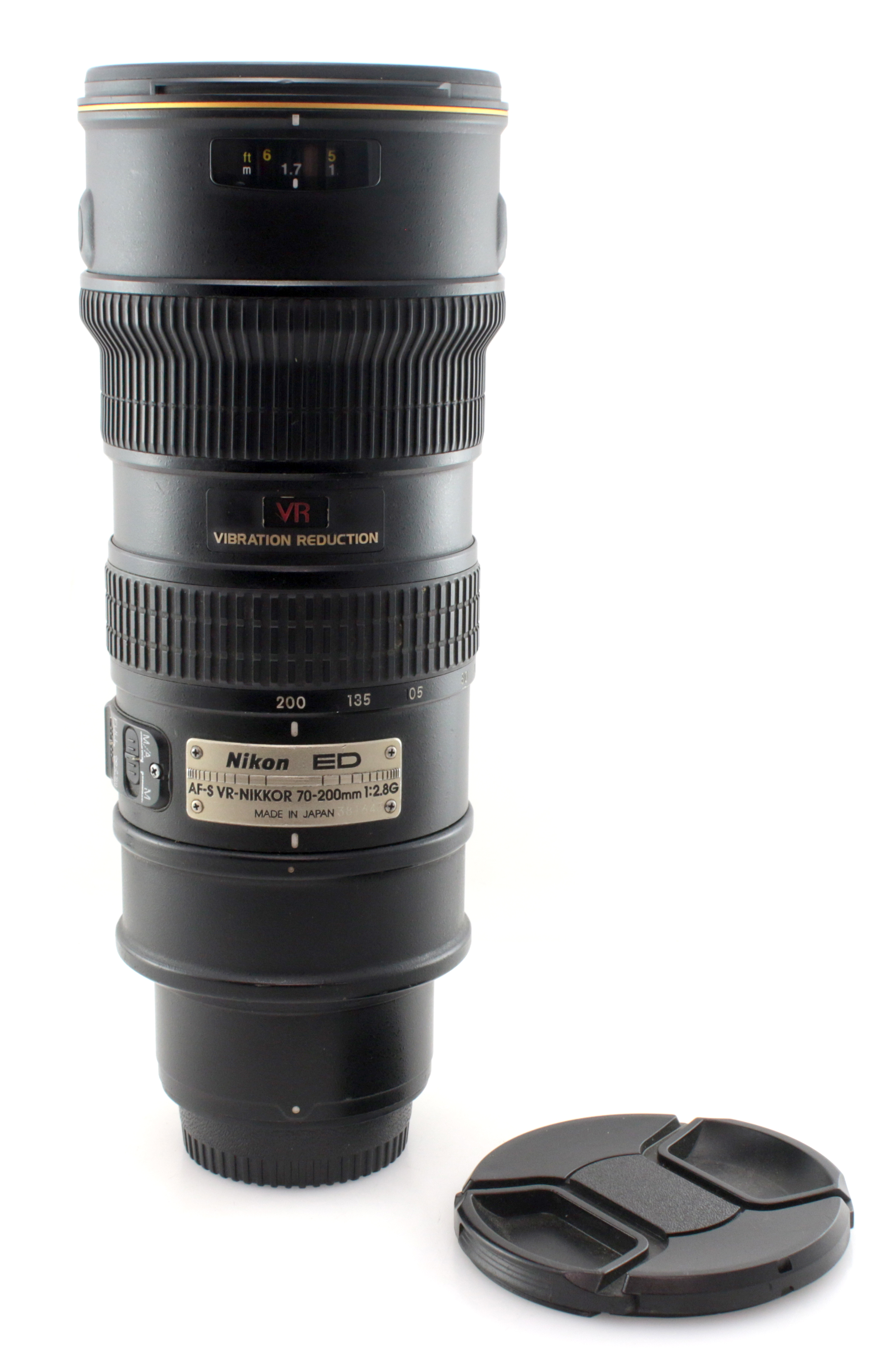 Nikkor Nikon AF AF-S VR 70-200mm f2.8 G ED Telephoto Zoom Lens W/ Hood