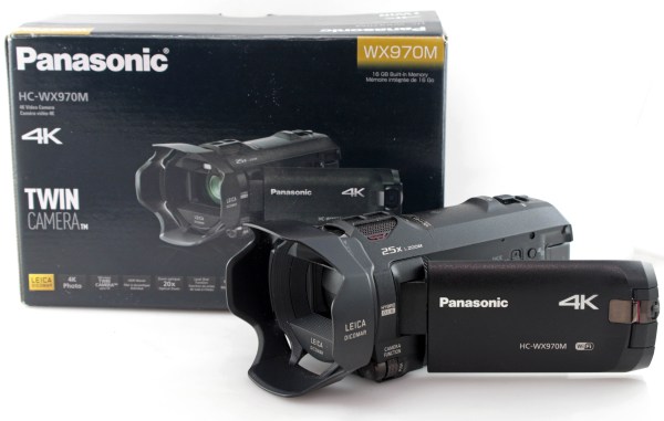 Panasonic HC-WX970M 4k WiFi 128GB HC SD Cinema Movie Video Camcorder Leica f1.8 Zoom Lens